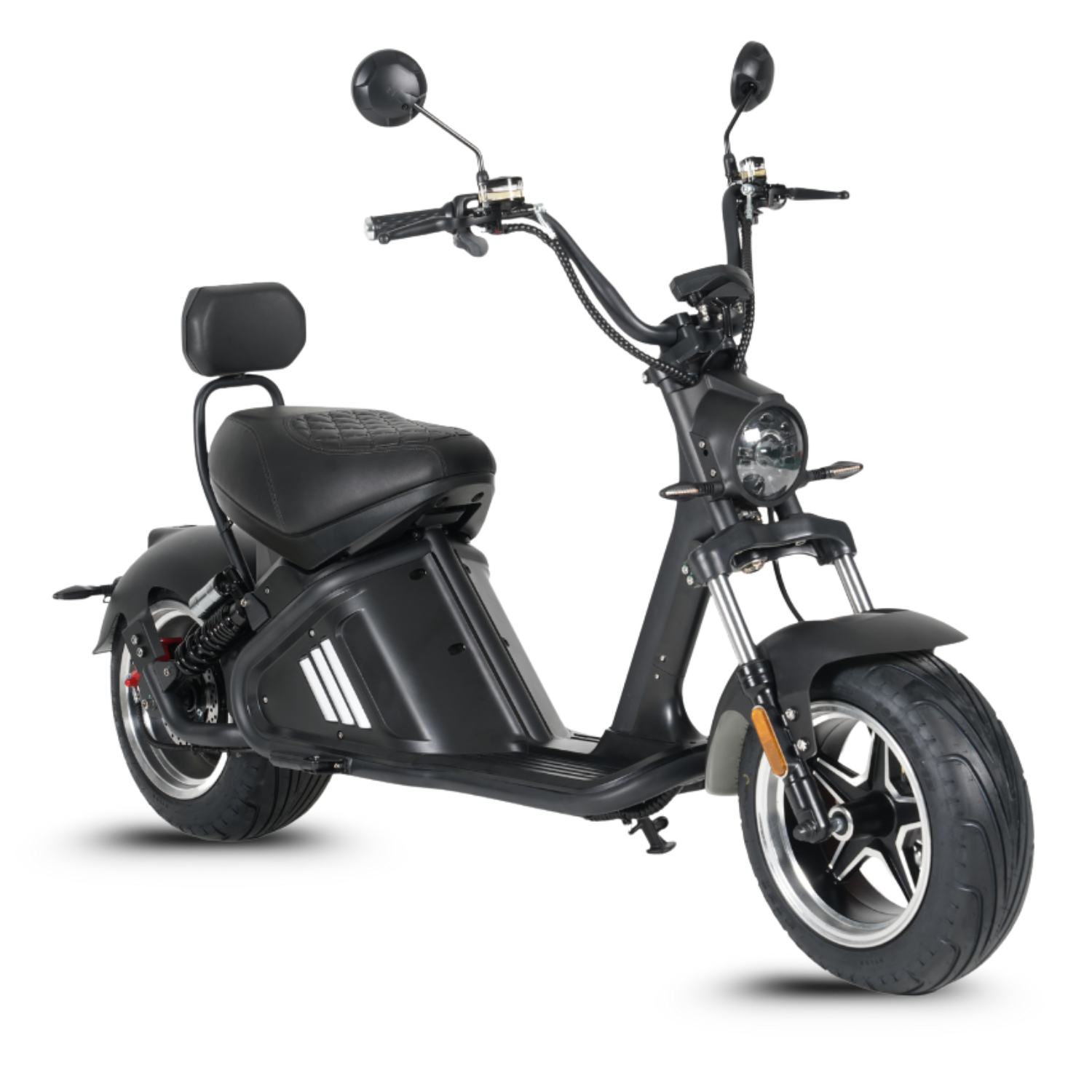 City Coco trottinette électrique M2 – look chopper, haut de gamme, batterie amovible 30 Ah/40 Ah