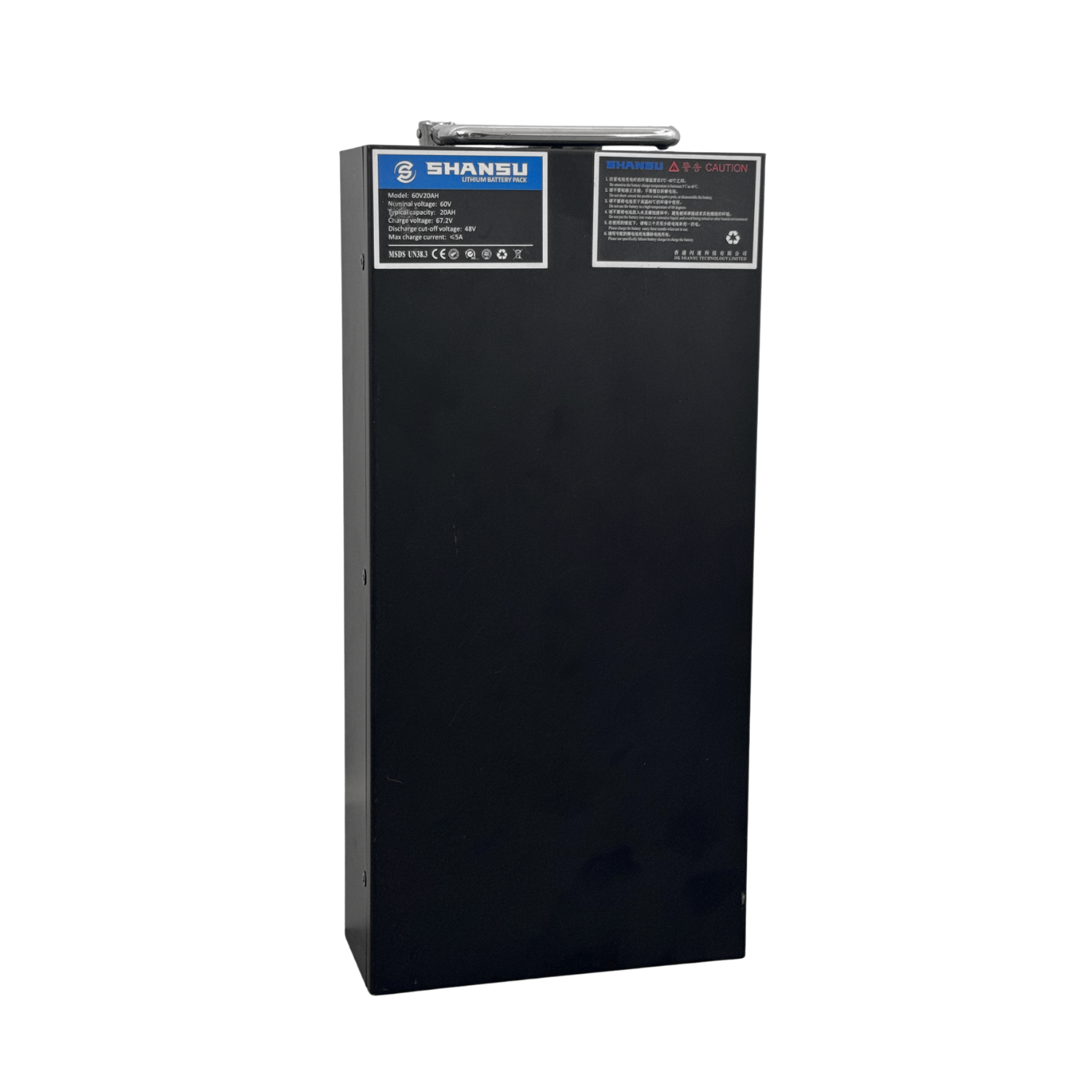 Batterie lithium 60V 20ah à poignée pour citycoco et chopper