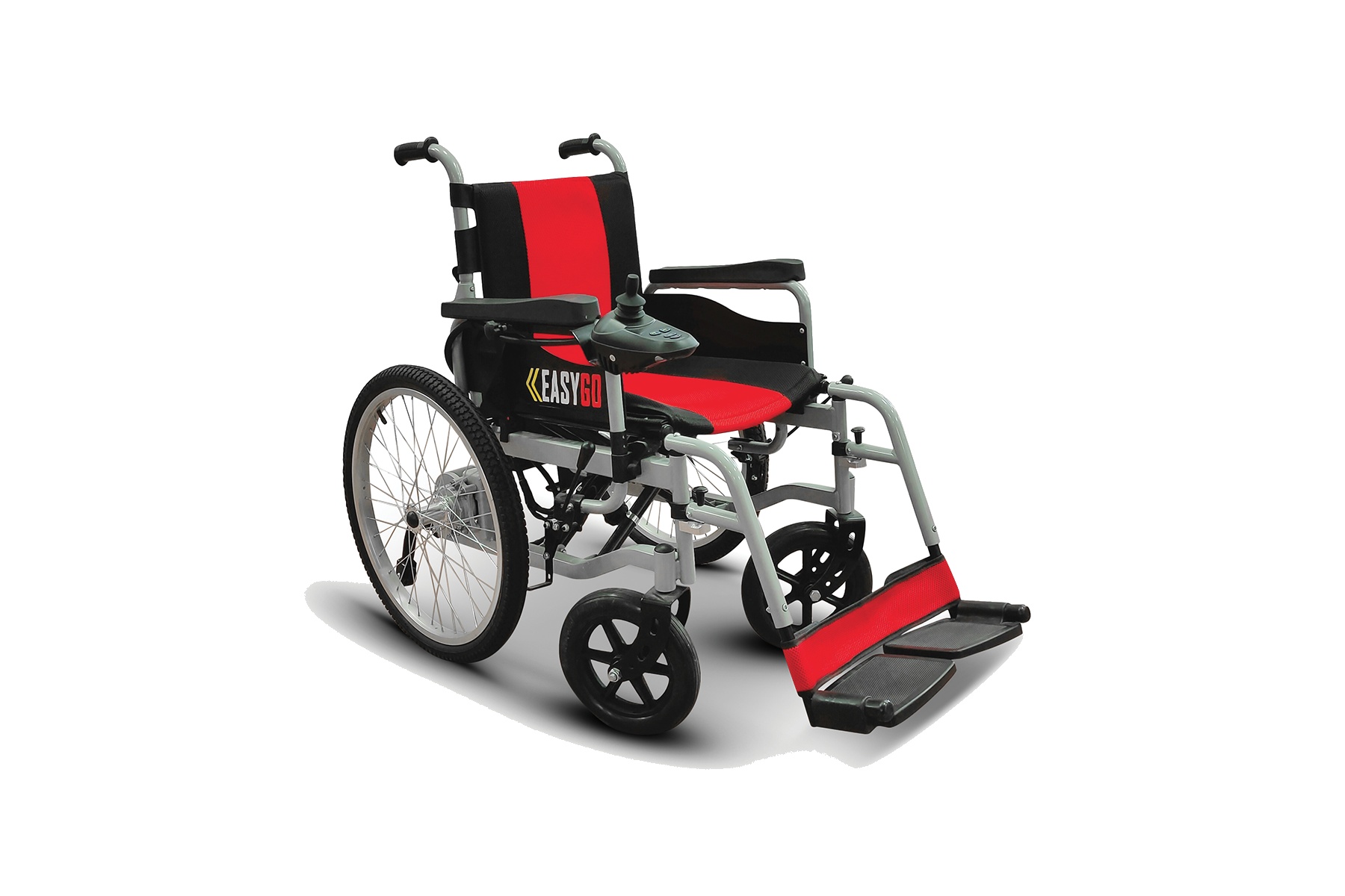 Easy Pro Fauteuil électrique 4 roues 500 watts pliable avec manette Joystick grande autonomie