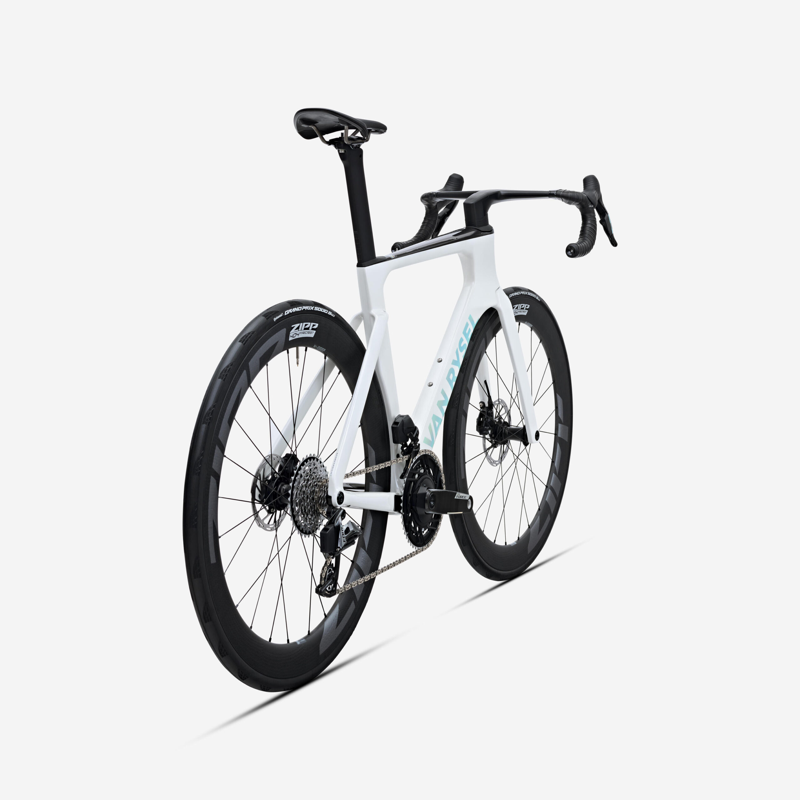 Vélo de route Sram FORCE AXS E1 12V capteur de puissance, RCR-F Pro blanc
