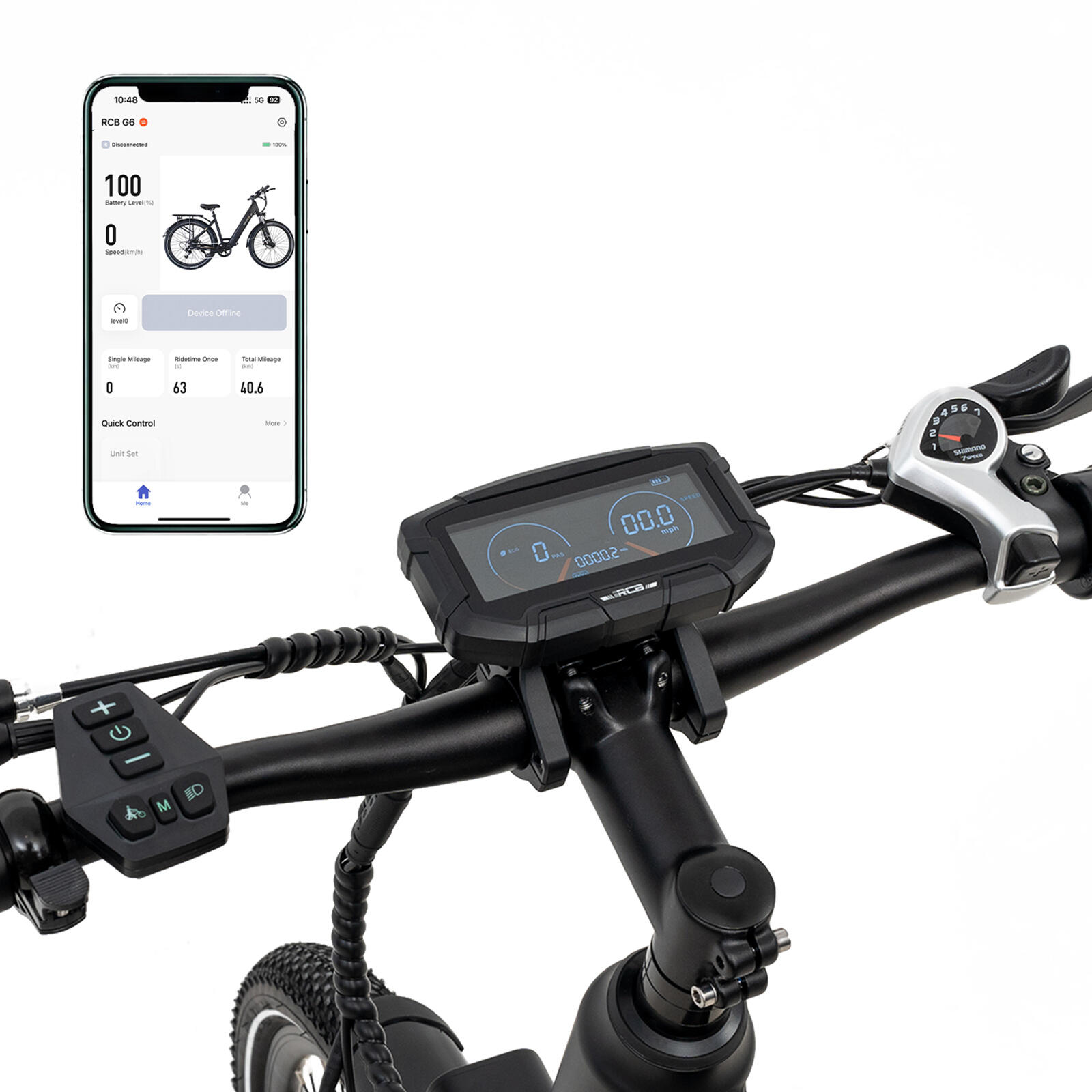Vélo Electrique Adulte 27.5″ E-Bike, APP & NFC, RCB-G6