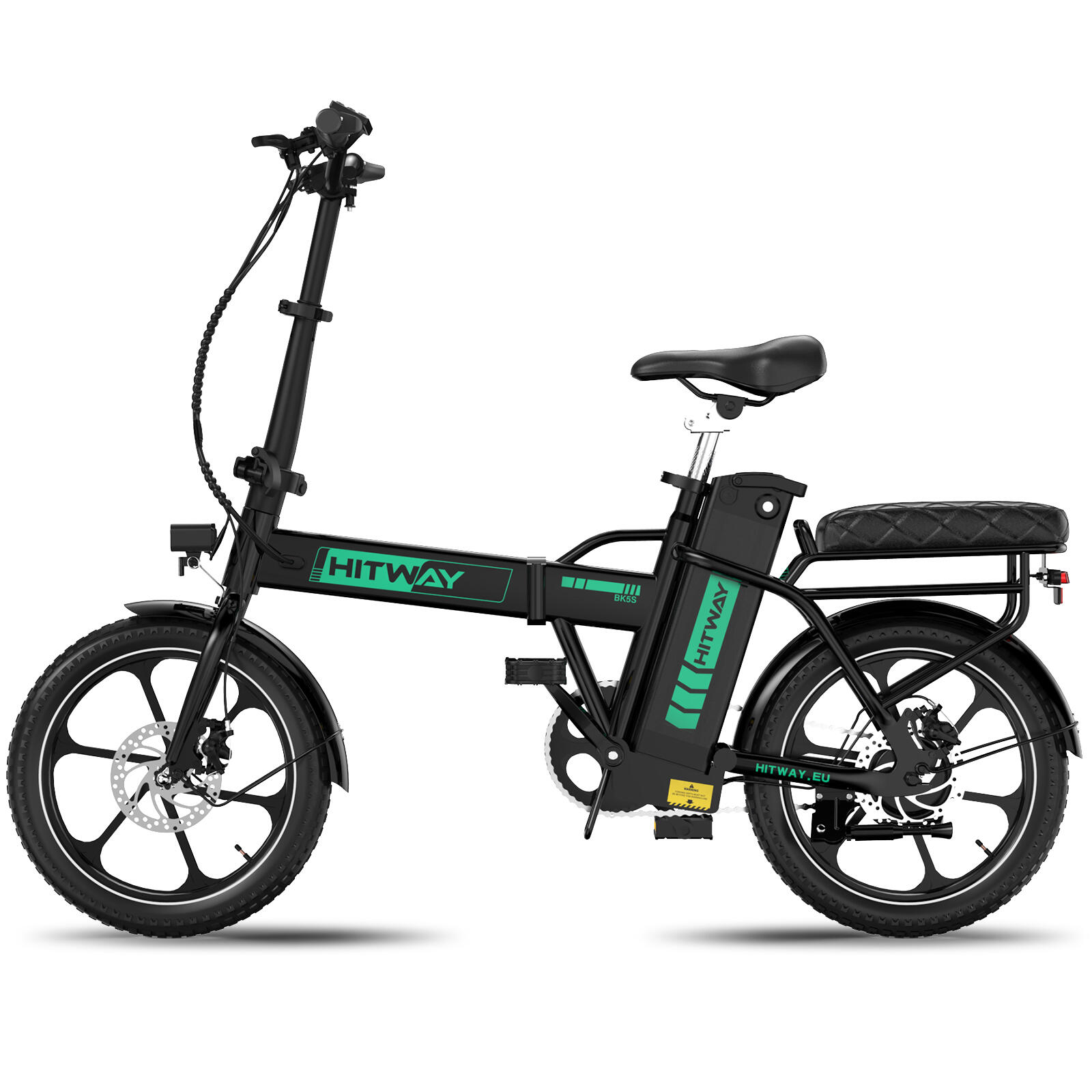 Vélo électrique pliant 16″ 13ah 100km BK5 APP