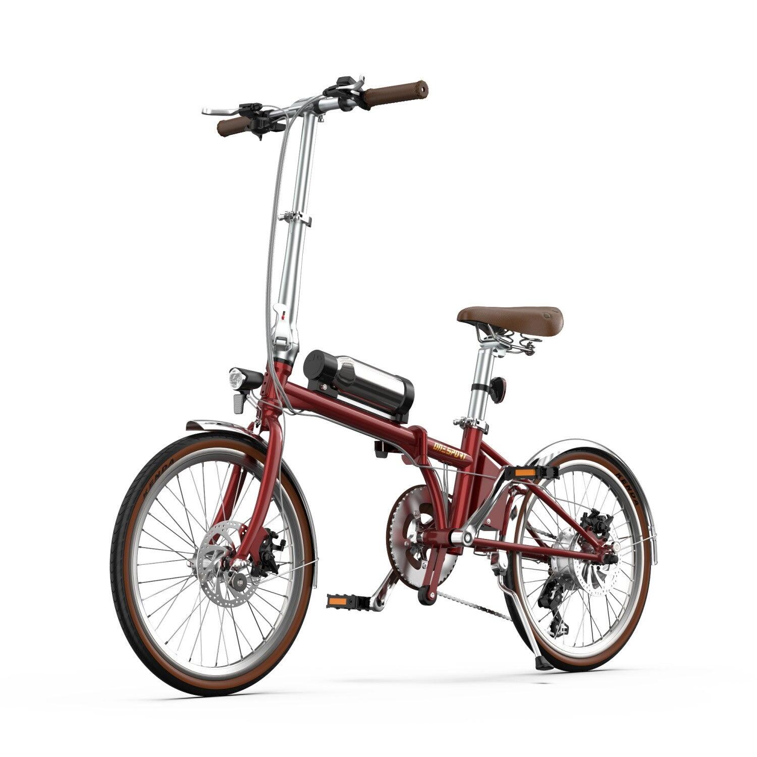Vélo Électrique ONESPORT OT02 PRO 250W 36V5.2AH 20″ Rouge