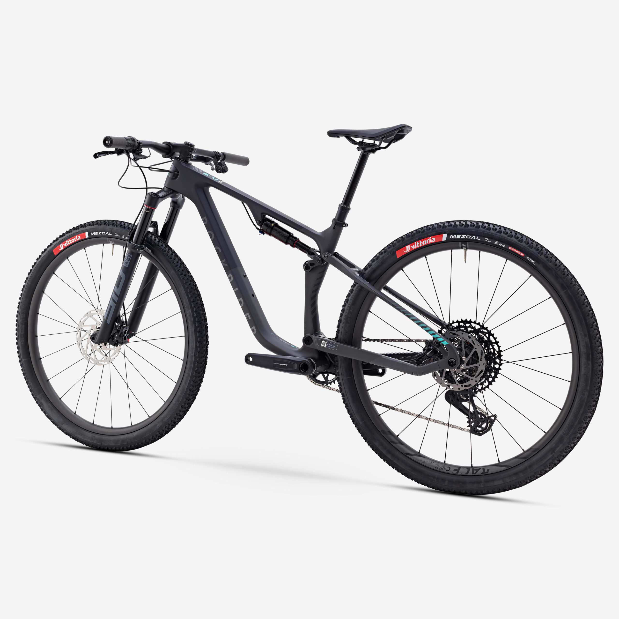 Vélo VTT tout-suspendu XC 29″ cadre carbone, RACE 940 S COMP noir