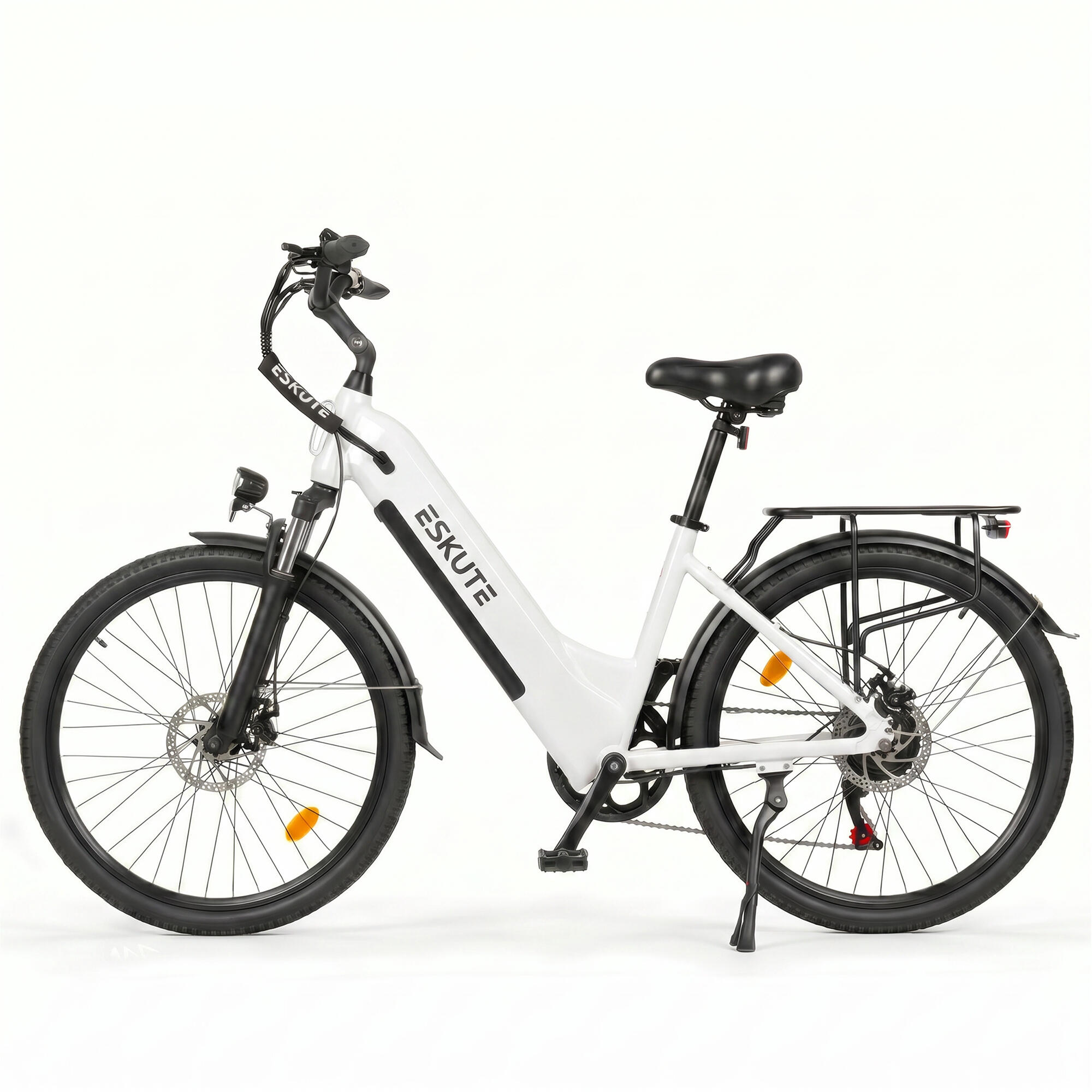 Vélo électrique ESKUTE C202 26″ à cadre ouvert, moteur 250W, batterie 48V 17,5AH