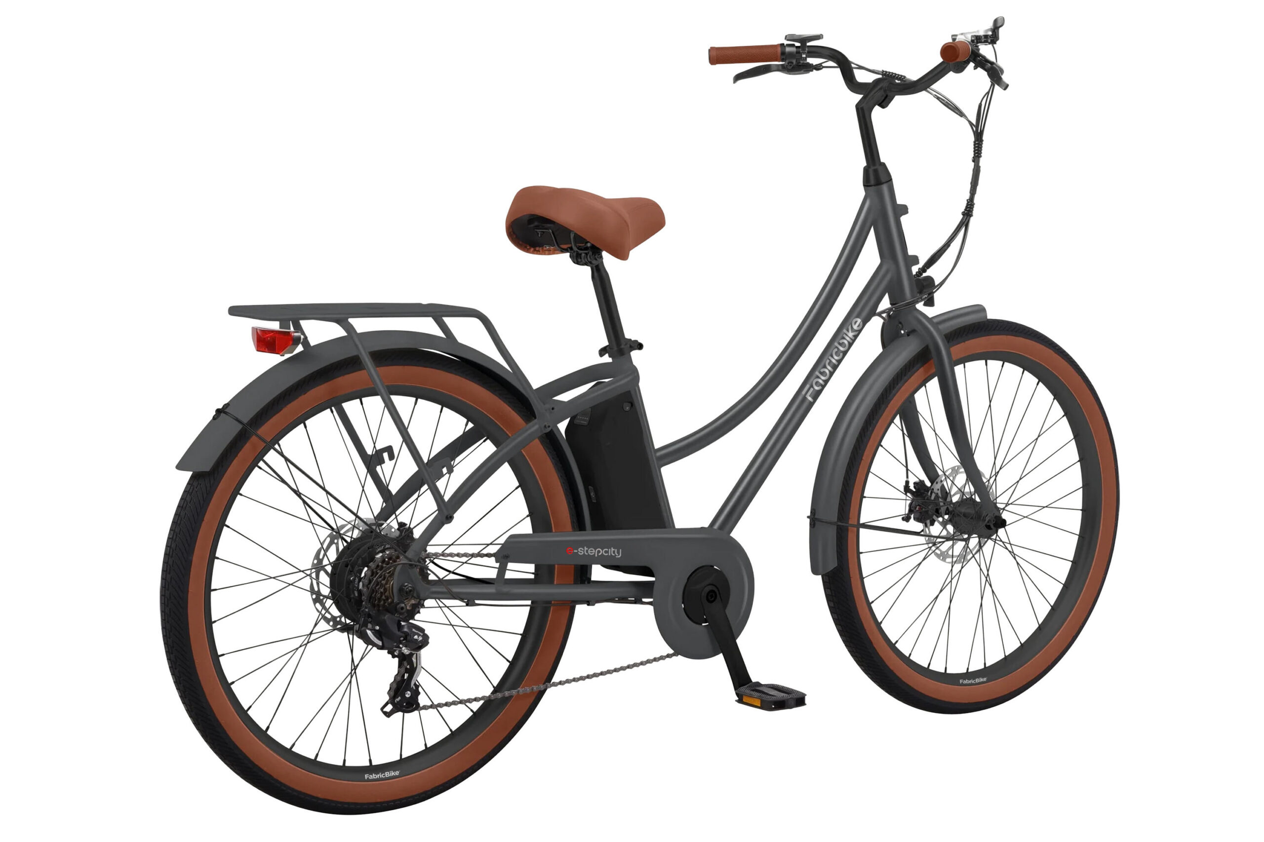 E-Stepcity Vélo Électrique – 250W, 36V, 60 km, Shimano 7V. Graphite