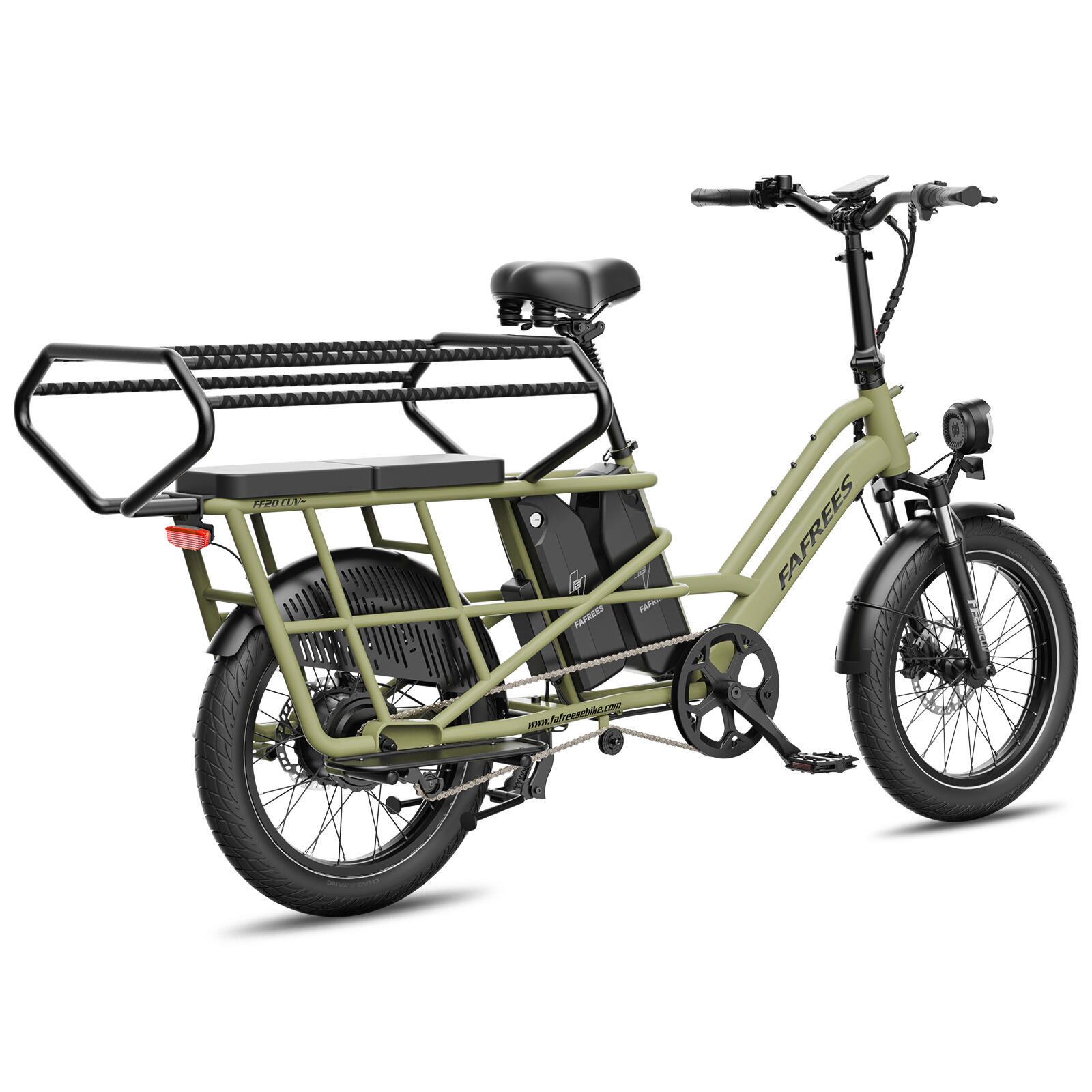 Vélo cargo électrique FAFREES FF20 CUV, double batterie 15 Ah