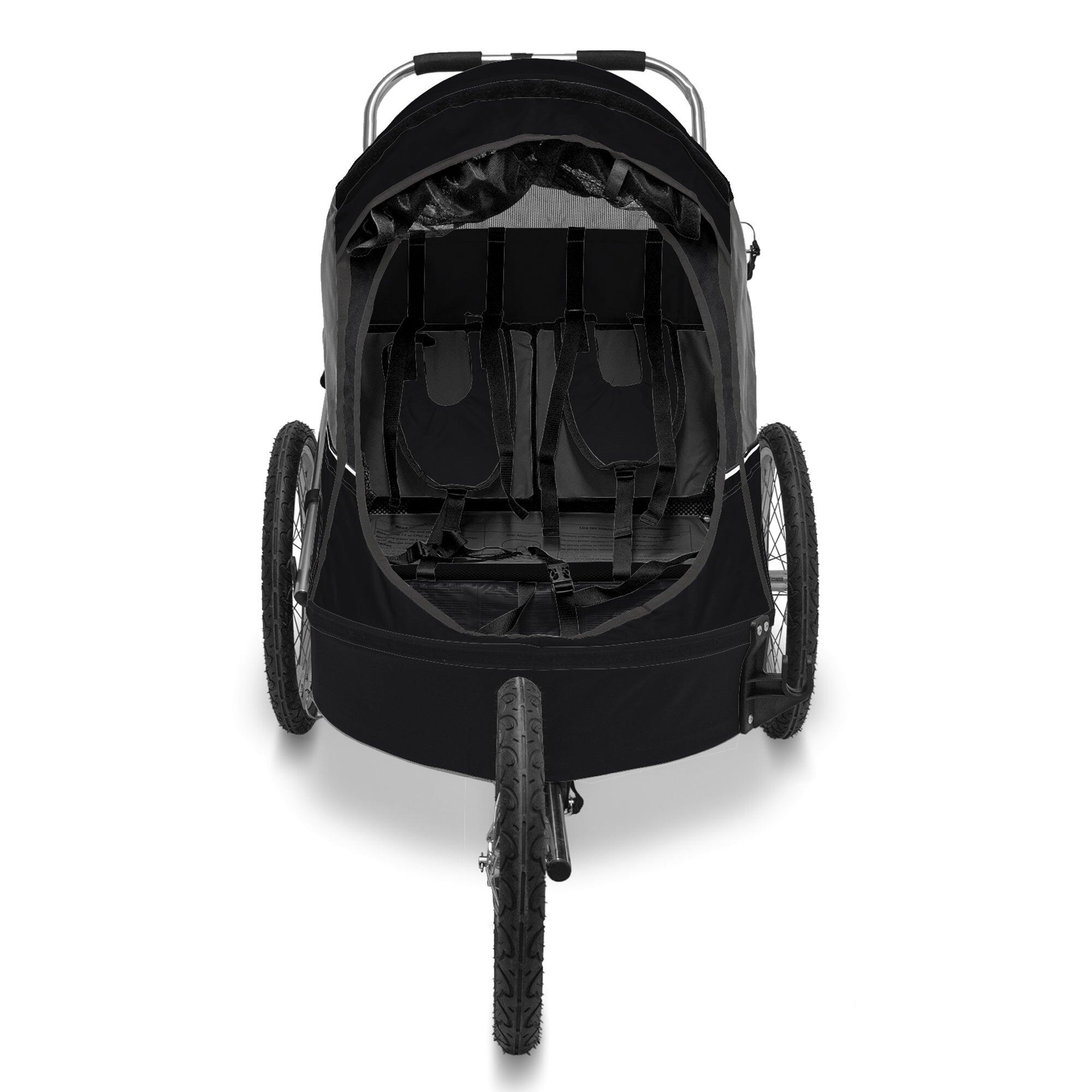 picture-5879.jpg Remorque vélo pour enfants WIKE Premium – comprend poussette et kit de jogging – Image 1