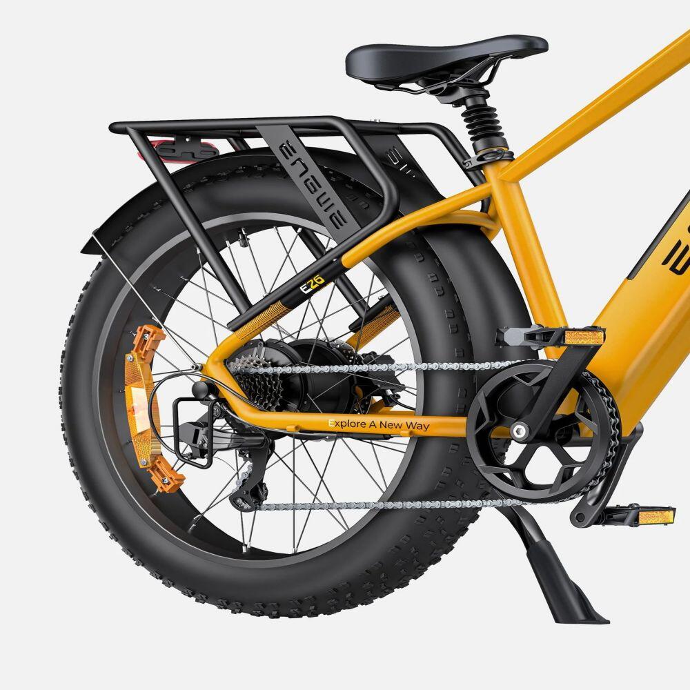 Vélo Électrique ENGWE E26 – 250W 768WH Autonomie 140KM Freins à Disque – Jaune