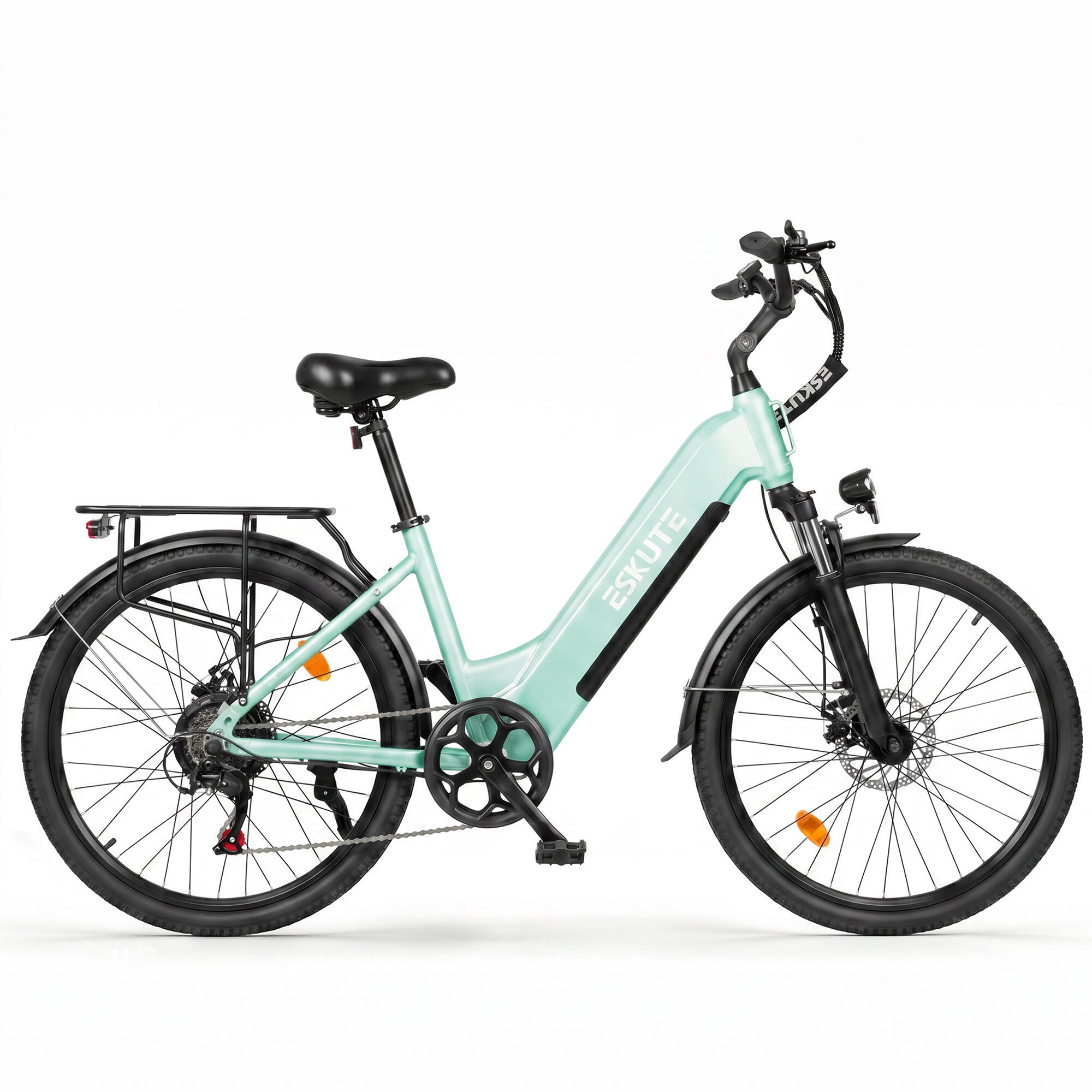 Vélo électrique urbain ESKUTE C202, moteur 250 W, batterie amovible 48 V 17,5 Ah
