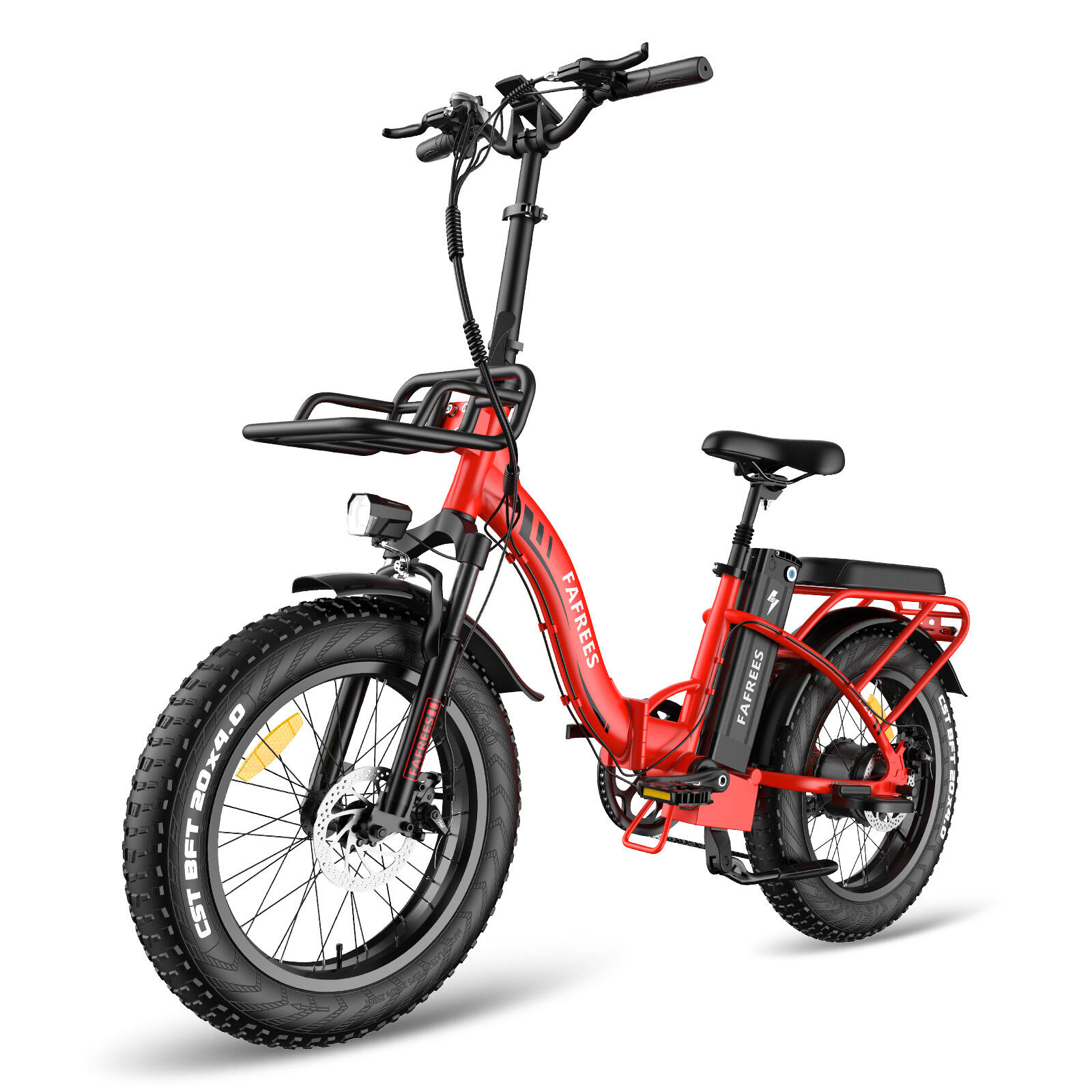 Vélo de Ville Pliant à Assistance Électrique 24″ – Legend Siena 13Ah Blanc