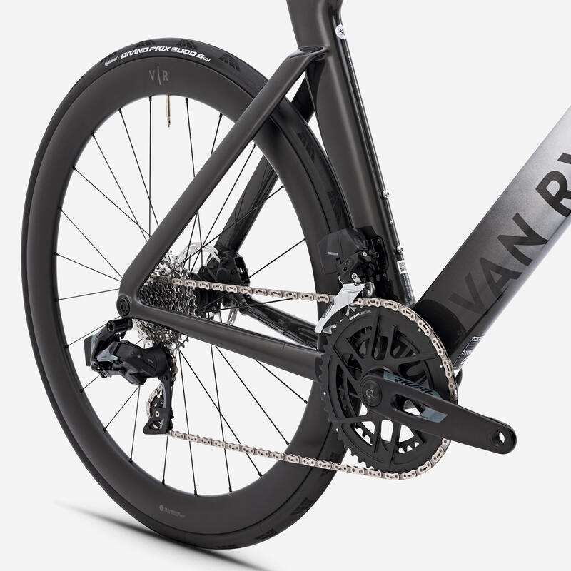 Vélo de route Sram Rival AXS E1 12V capteur de puissance, RCR-F Pro Gris